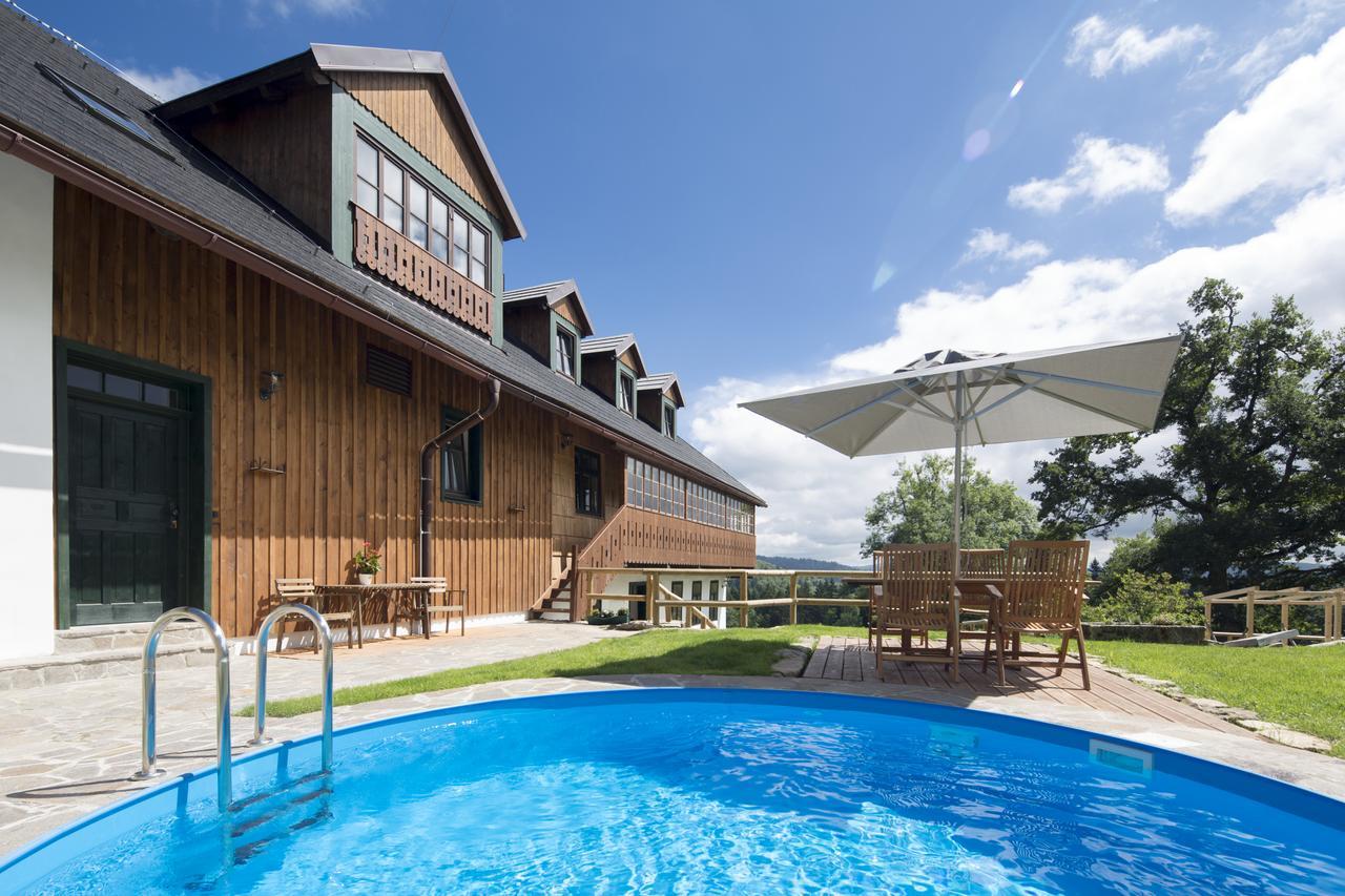 Wellness Hotel Florian Ceske Zleby Stožec Buitenkant foto